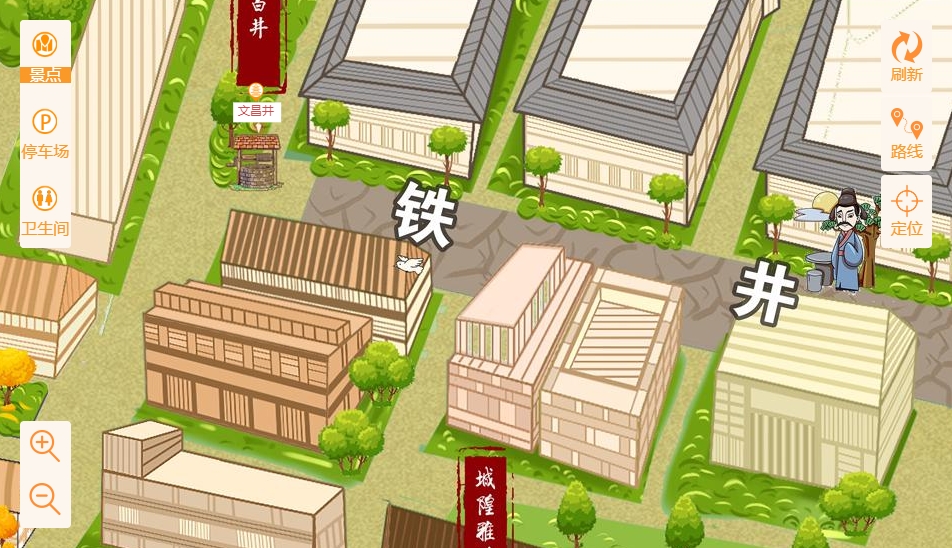 宝鸡智慧景区：手绘地图与语音导览的完美融合